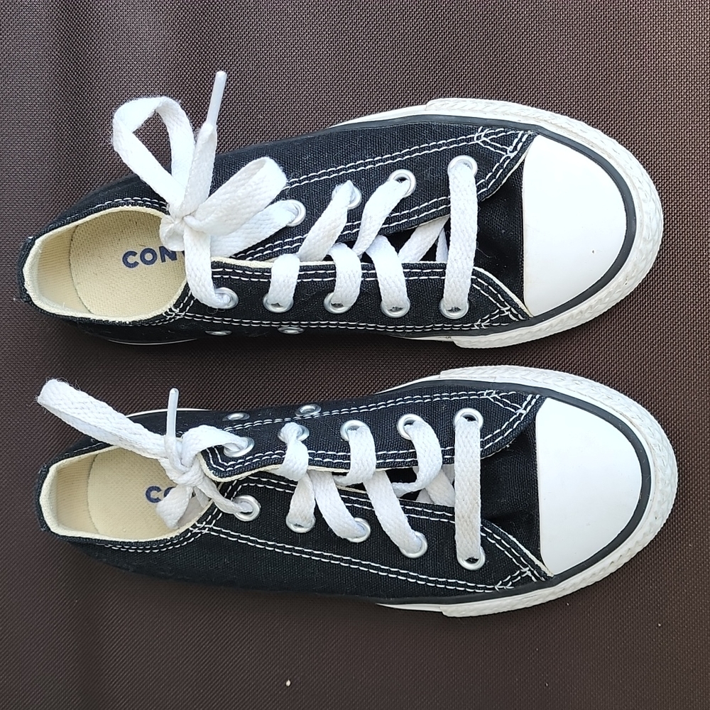 Kid's size 12 Black Converse